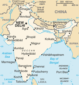 Crédit photo: US Gov / CIA World Factbook