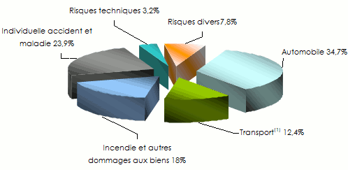 Marche senegalais assurance non vie chiffre affaires