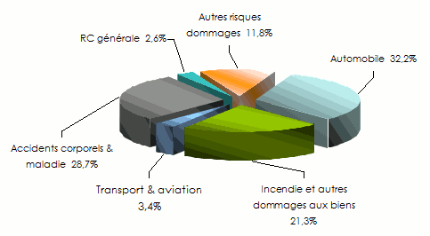 Assinco-Gabon assurance-chiffre-affaires branche