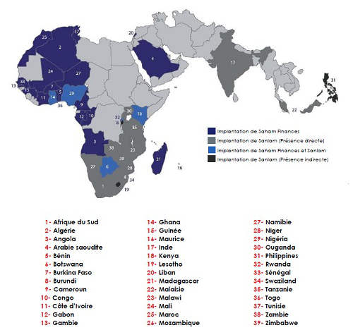 implantation saham sanlam