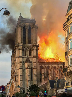 Notre Dame de Paris fire