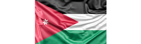 Jordanie drapeau