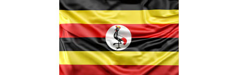 Ouganda drapeau